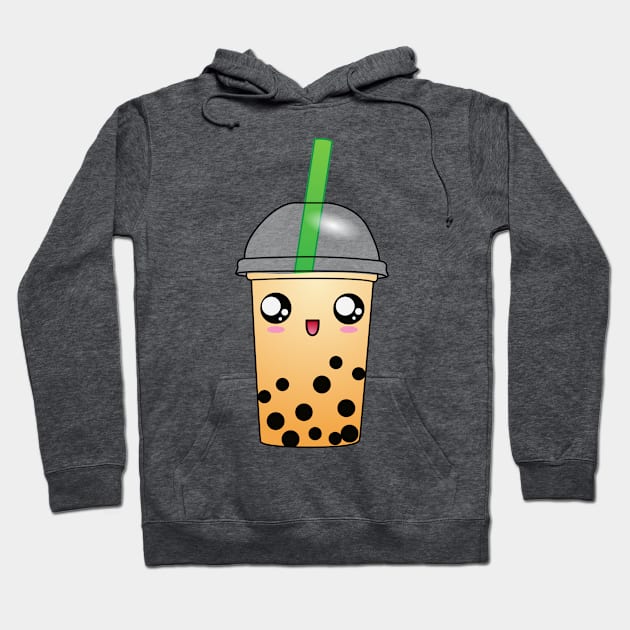 Happy Mango Boba Hoodie by ziafrazier